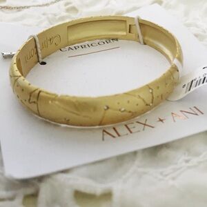 Alex & Ani Capricorn zodiac hinge bangle bracelet